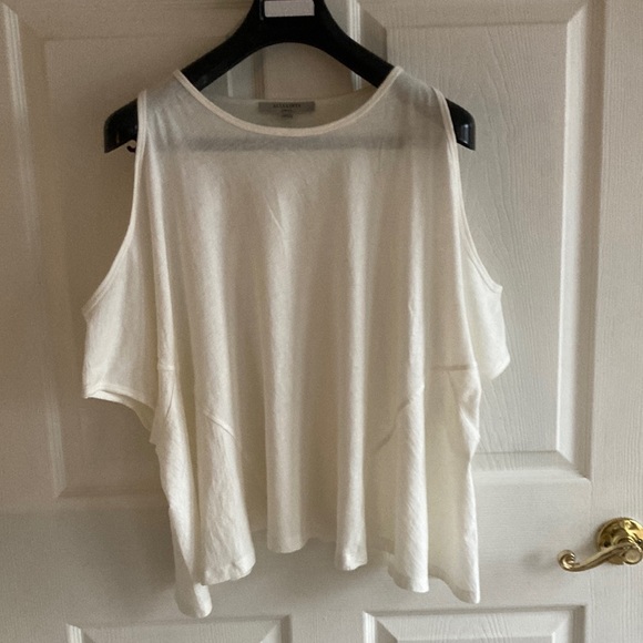 ALLSAINTS Ella Fifi T-Shirt , white, 100% cotton. Made in Portugal. Size S - Picture 1 of 6